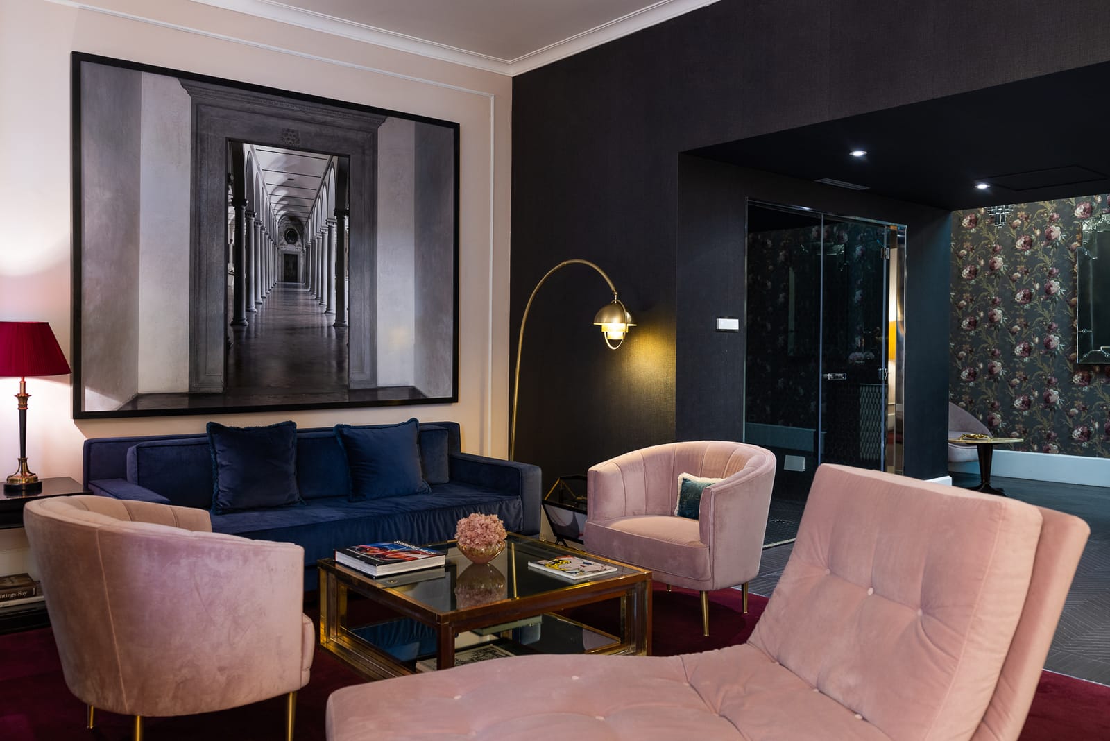 The sitting area